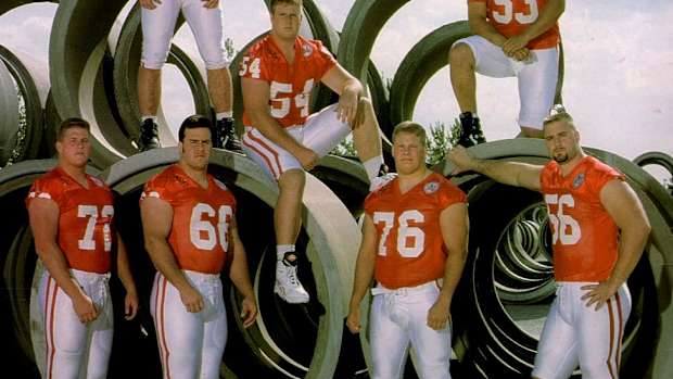 1994 Nebraska offensive line Pipeline